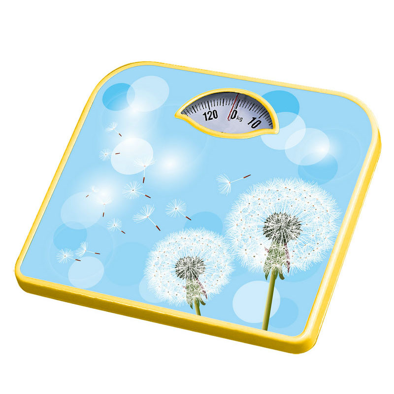 Mechanical Weight Scale Household Bathroom Spring Scale School Kindergarten Kids Floor Scales Human Body Weighing Balance 130kg: Blue