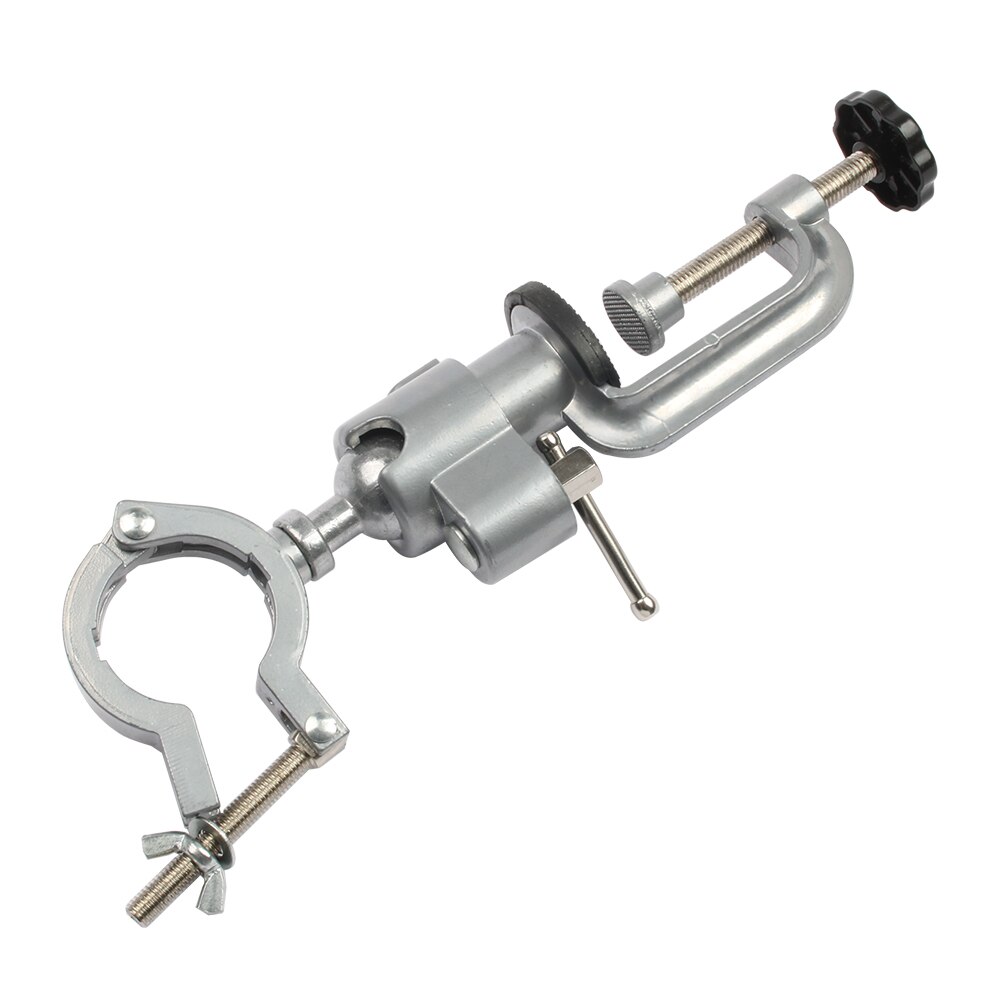 2 In 1 Table Vise Bench Clamp 360 Clamp Table Grinder Holder Drill Dremel for Rotary Tool Craft Model Tools Metal Working Tool: 2