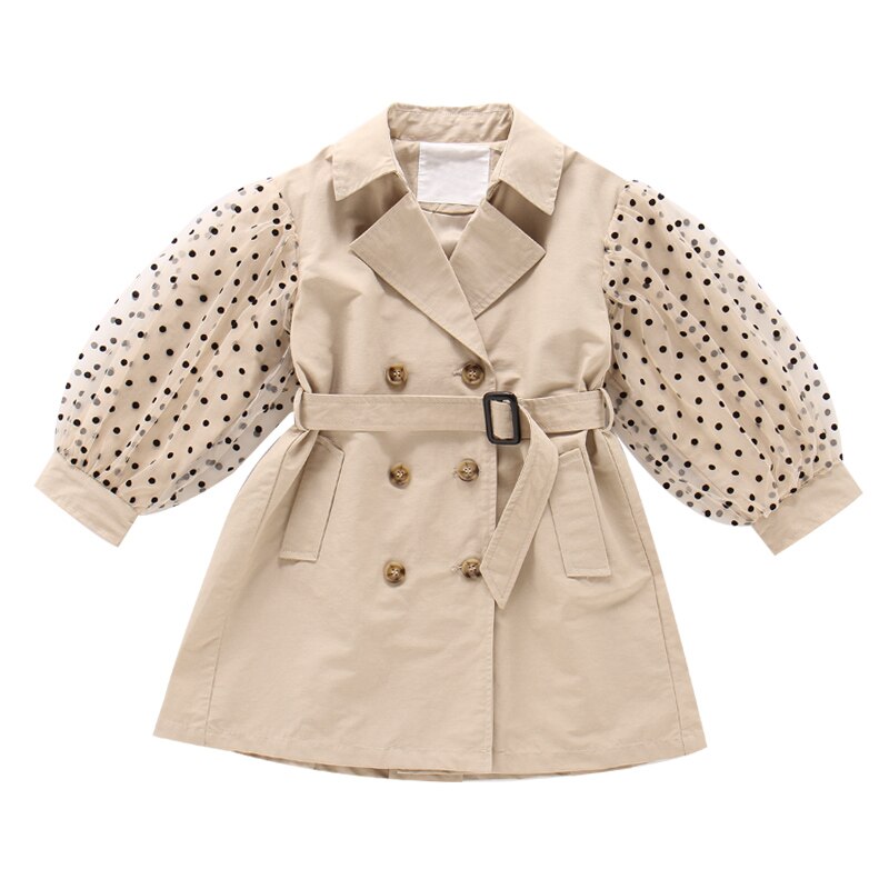 Gabardina para niñas, rompevientos, abrigo para niños, de otoño, prendas de vestir de color caqui, trajes, abrigos con cinturón para niños de 10, 12, 13 y 14 años: 5