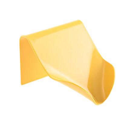 Zelfklevende Badkamer Douche Zeepkist Schotel Opslag Plaat Lade Spons Houder Punch-Gratis Muur Opknoping Plank Badkamer organizer: Geel