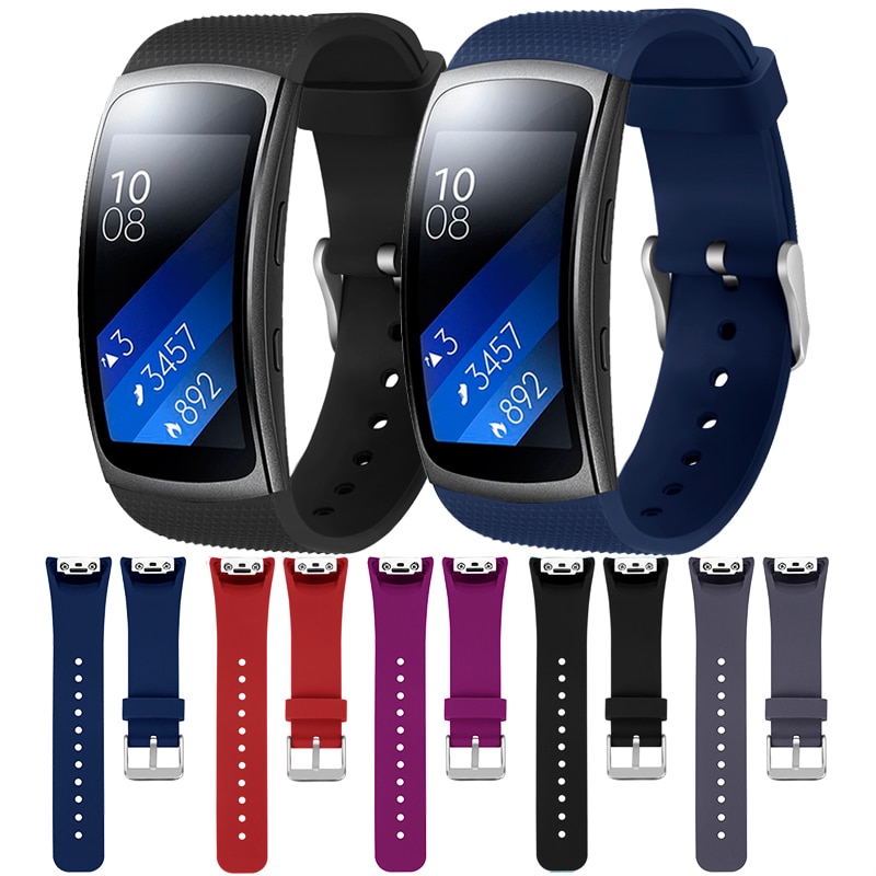 Hangrui Vervangende Polsband Voor Samsung Gear Fit 2 Pro Band Luxe Siliconen Horlogeband Voor Samsung Fit2 SM-R360 Strap Anti- verloren