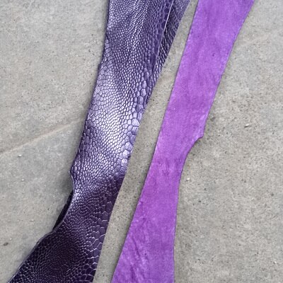 1 pcs Struisvogel leer stof voor horloge band/gesp 35*2.6 cm: 10