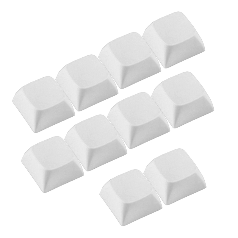 10pcs XDA2 Keycaps 1U Multi Color Pbt Keycap for Gaming Mechanical Keyboard Keycaps 1.6mm Thickness Blank Keycaps