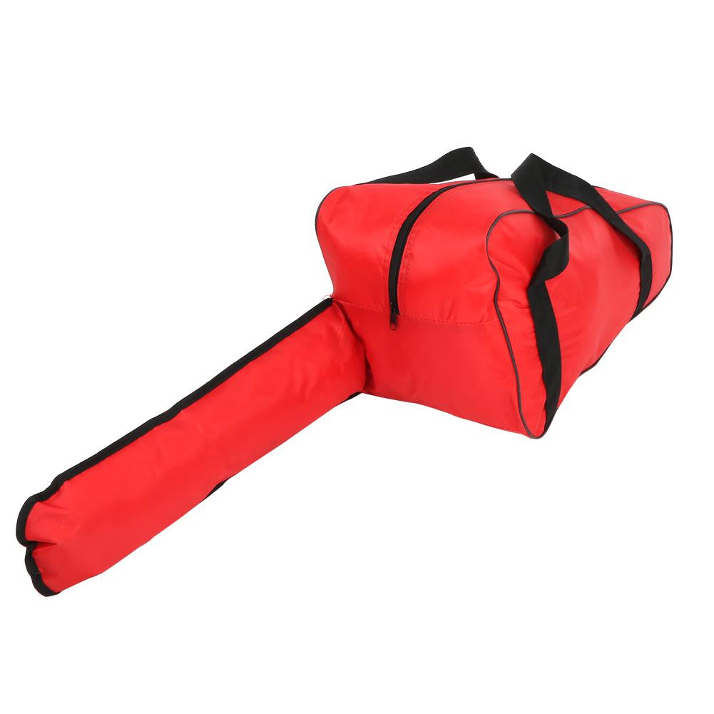 Motorsav bæretaske værktøjstaske kraftig vandtæt oxford klud bærbar taske til skovhugger rabat: Rød