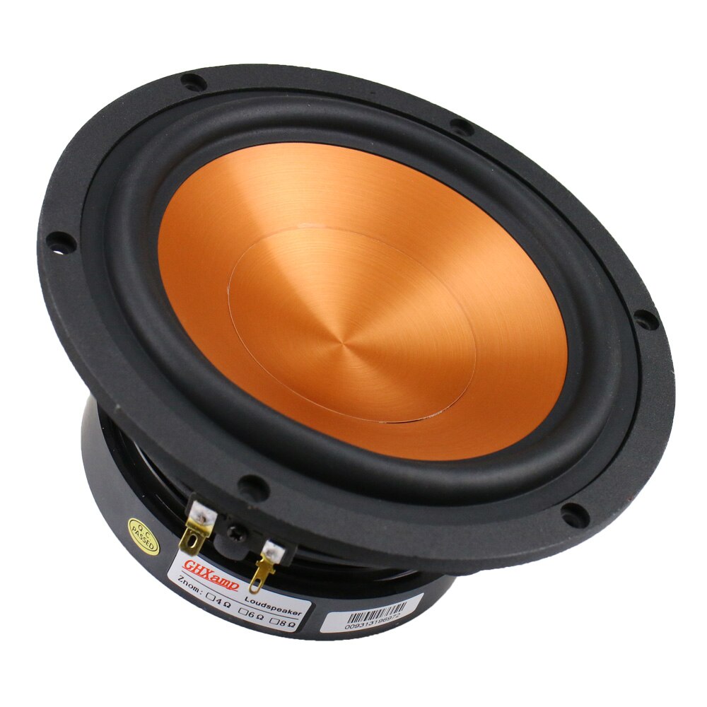 GHXAMP Hifi 6.5 inch Mid-Bass Speaker 8ohm 40W Home Theater Midrange Woofer Loudspeaker Alumina Ceramic 1PC
