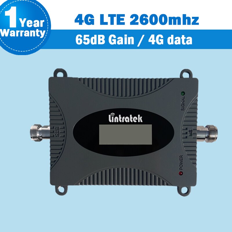 Lintratek Band 7 4G 2600mhz Mobiele Telefoon Signaal Booster 4G LTE 2600 LCD Display Netwerk LTE Signaal repeater Versterker Thuis S54