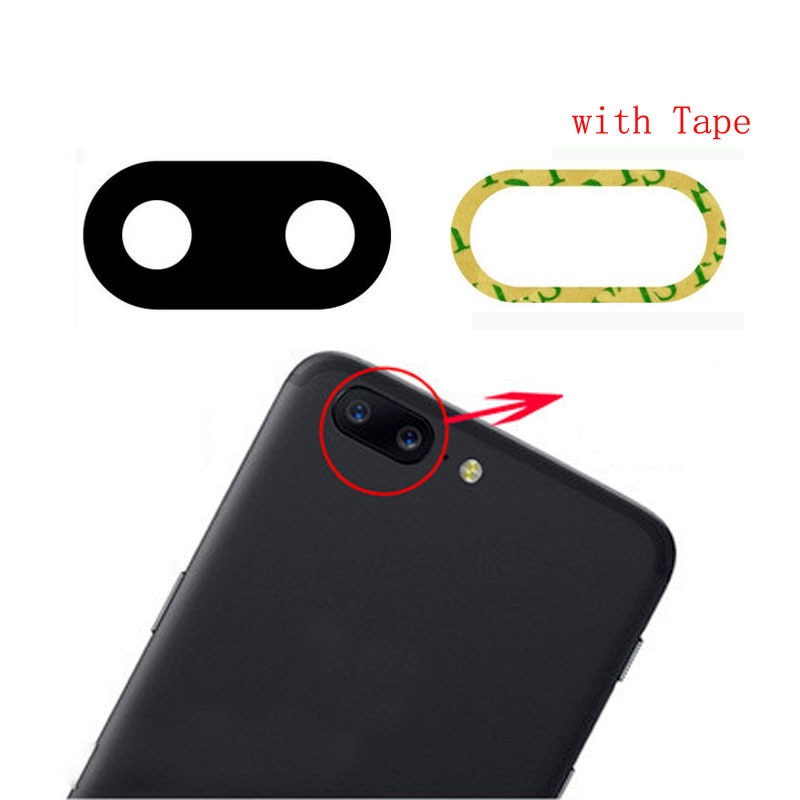 5 unids/lote nueva cámara trasera lente de vidrio cubierta con pegatinas para Oneplus 5 5 T/A5000 1 + 1 + lente de teléfono móvil 5 one plus 5