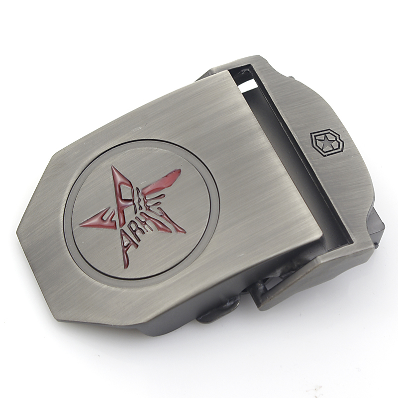 Alleen Canvas gesp Geschikt voor 3.8 cm breedte en dikte 4mm riem Voor man vrouwen Persoonlijkheid gesp zonder riem body: 17