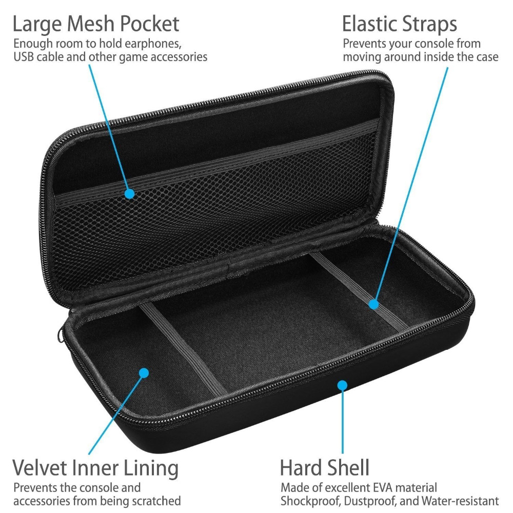 8 in 1 Hard Shell Bag Kit For Nnintend Switch Case Portable Protective Storage Bag Cover For Nintendo Nintendoswitch Accessories