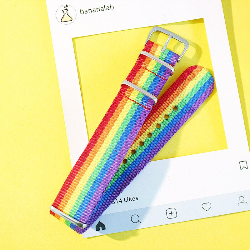 unisex-Armbinde Ich bin trendigen regenbogen-suchen für paare – schlicht, elegant, mehrfarbig, geflochten, Ideal für geburtstage.