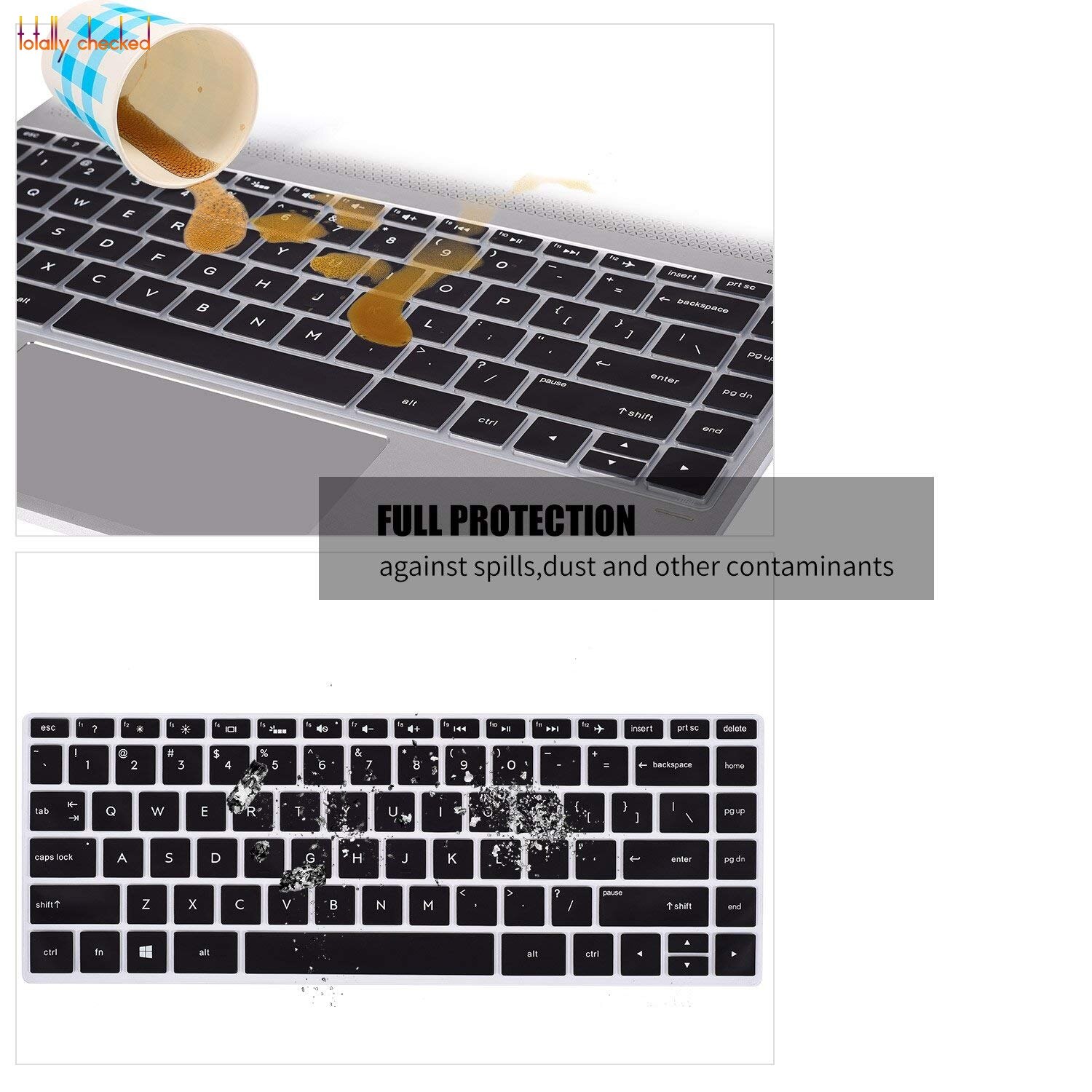 Laptop Keyboard Cover Protector 15.6" HP Spectre x360 15 15t 15-ap 15-bl 15-AP011DX 15-AP012DX 15-BL012DX 15-BL075nr