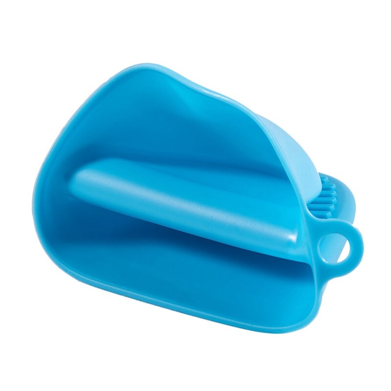 Silikonhansker ovn varmeisolerte fingerhansker matlaging mikrobølgeovn sklisikker gryteholder