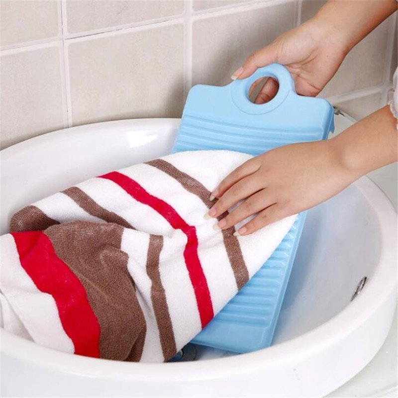 Plastic Washboard Antislip Thicken Washing Board Clothes Cleaning For Laundry Cleaning Tool Bathroom Accessories