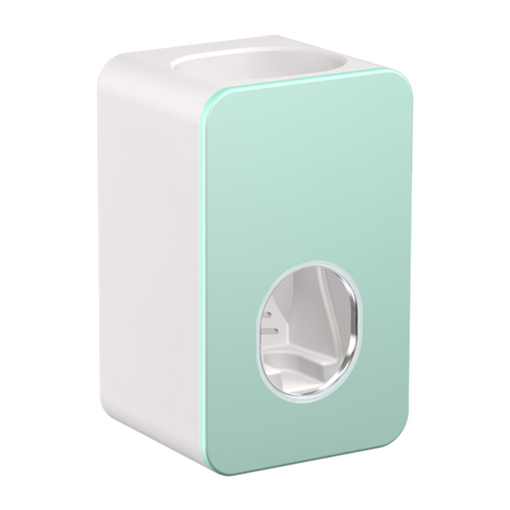 Dentifricio Spremi Distributore Automatico di Dentifricio Spazzolino Da Denti a prova di Polvere Spazzolino Da Denti Supporto di Montaggio A Parete Del Basamento Bagno di Prodotto: verde