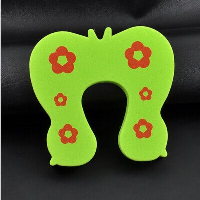 Baby Safety Animal Cartoon Corner Guards Jammers Stop Door Stopper Finger Door Lock Holder Lock Guard Finger Protect: Butterfly