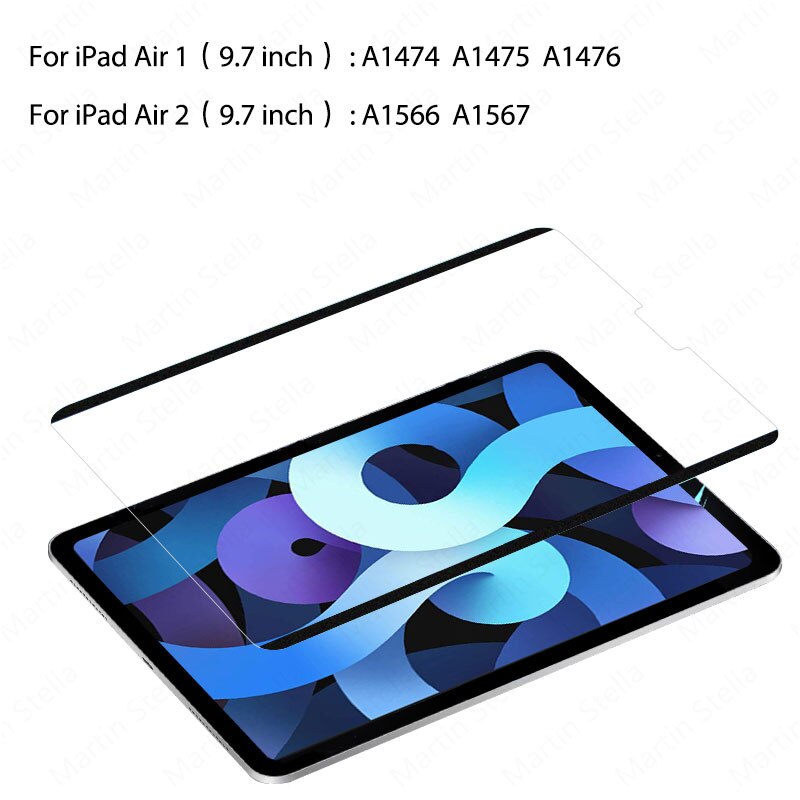 Film papierowy jak na Ipad Pro 11 2021 2020 12.9 9.7 10.2 9 generacji Screen Protector na Ipad Air 4 1 2 3 Mini 5 6 akcesoria: For Air 1 2 Pro 9.7