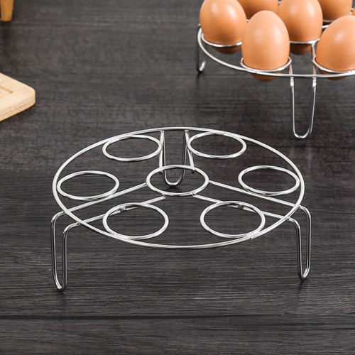 Eco Friendly Egg Rack Steamer Cooker Holder Stainless Steel Trivet Steam Rack For Instant Pot Egg Poachers