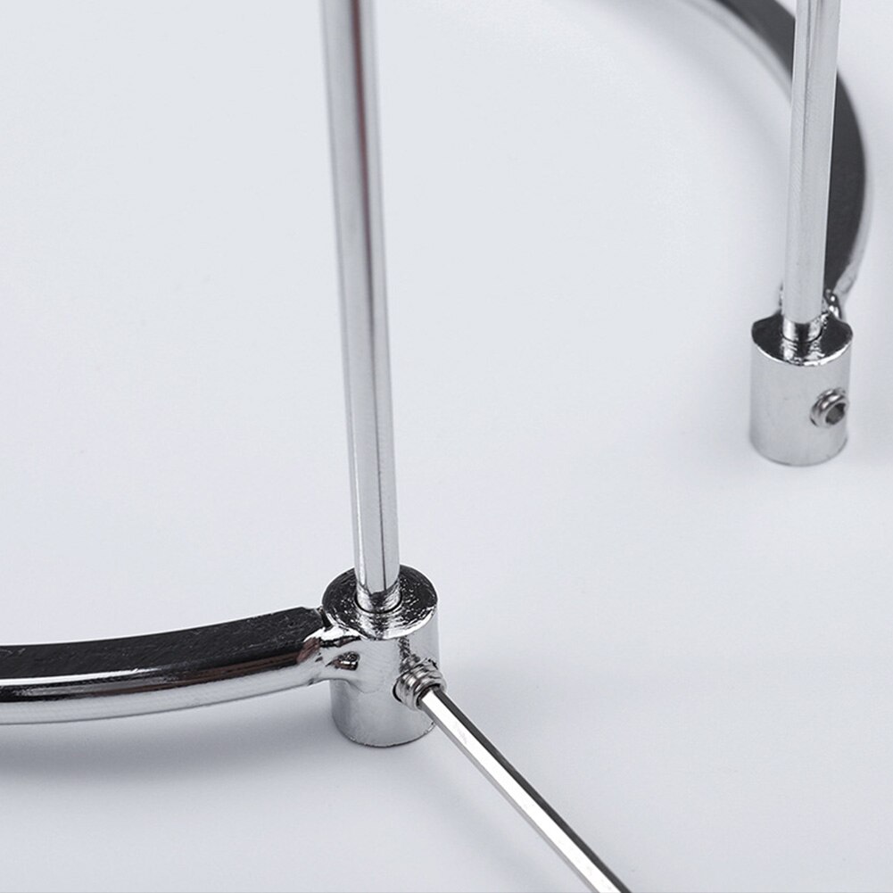 Stand Spinning Reel Rack 2.5cm Hook Portable Durable Silver Storage Stainless Steel Lightweight Holder Fishing Gear Detachable