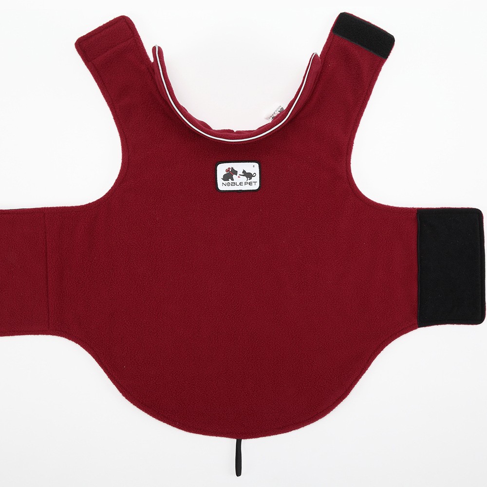 Vendbar kjæledyrjakke vinter varm fleece hundeklær for små mellomstore hunder fransk bulldog kostyme stor hundejakke labrador