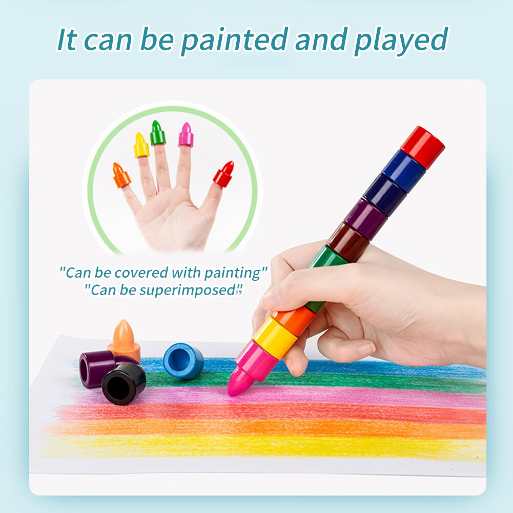 Drawing Art Supplies Baby Multi Section Painting Crayons For Children School Stationery Non Toxic Student Assorted Graffiti