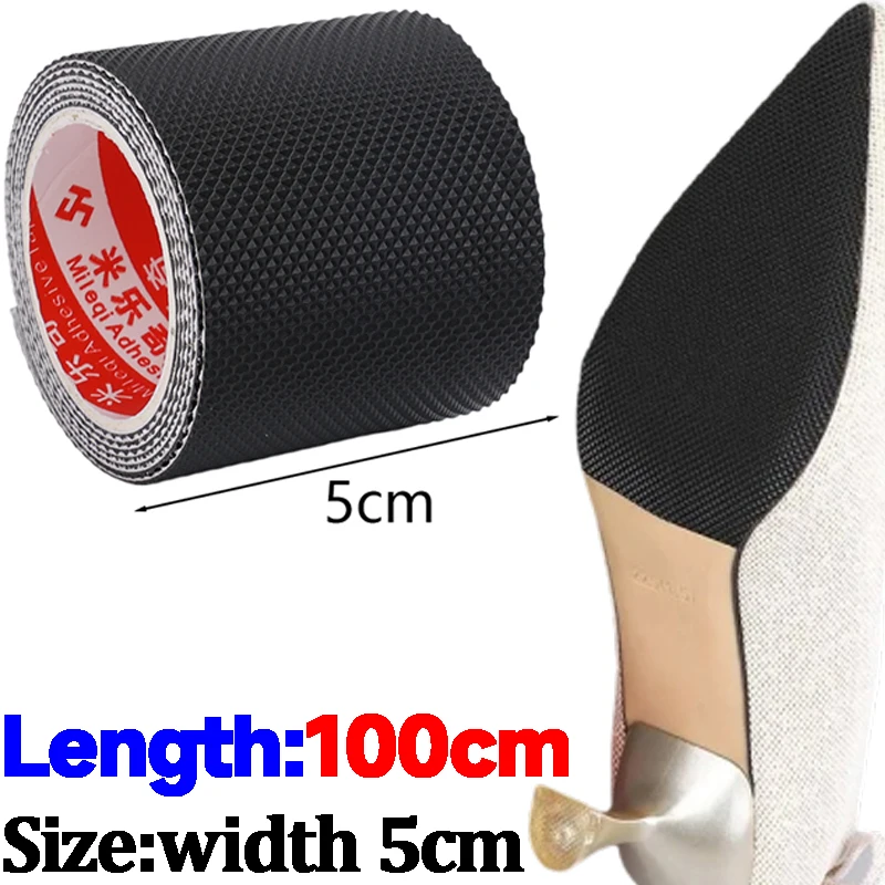 Anti-Rutsch-Aufkleber für Schuhsohle, schneidbare hoch-Fersen-Patch, Schuhe, verschleißfeste, selbstklebende Aufkleber, schützender Paster, mehrere Größen: Beige