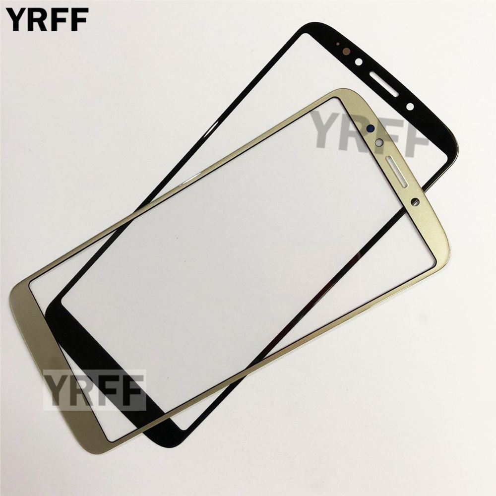 6.0 ''verre extérieur d'écran tactile Mobile pour Motorola Moto E5 Plus XT1924 remplacement de panneau de verre avant