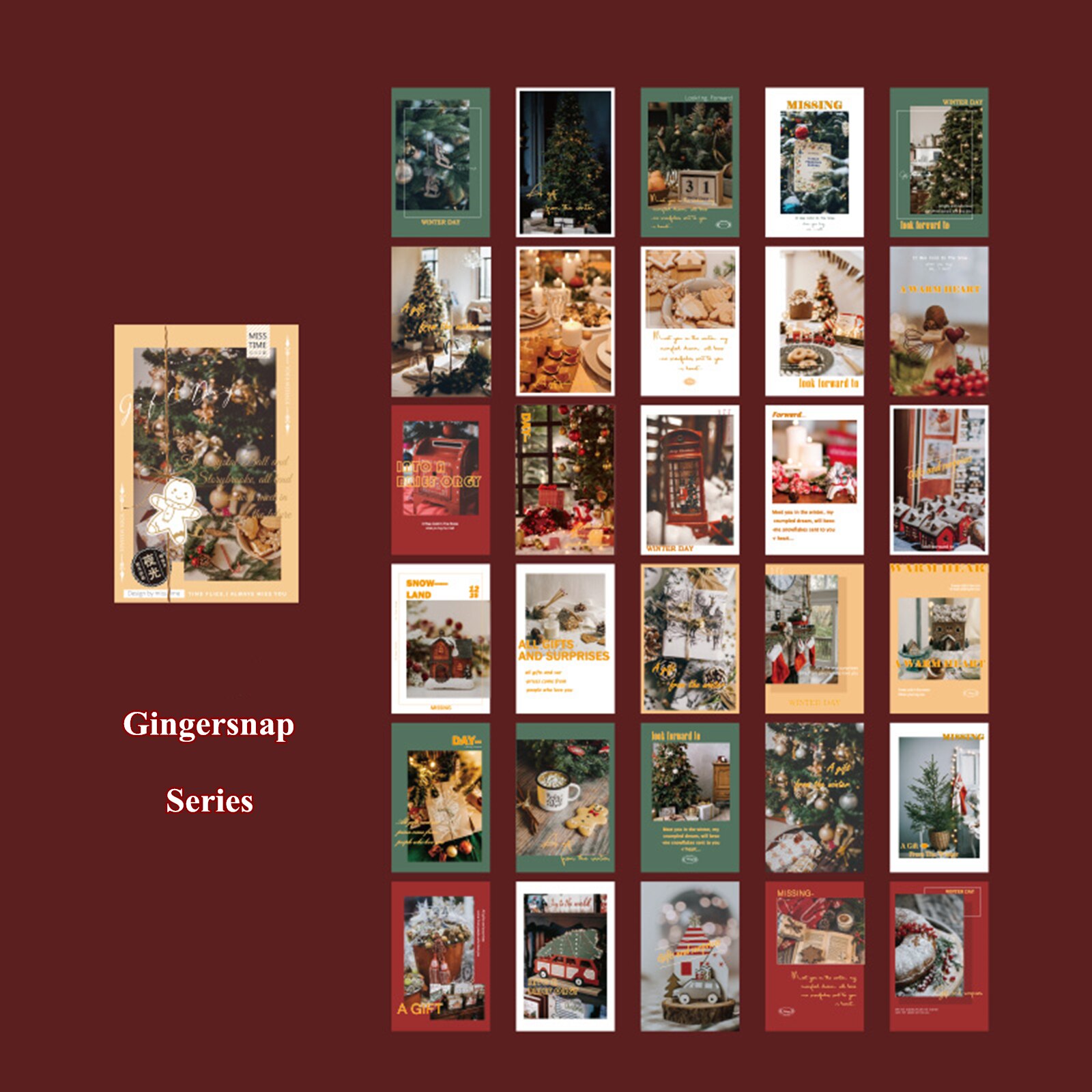 Luminous Christmas Cards Greeting Cards Postcard Thank You Cards Christmas Decoration