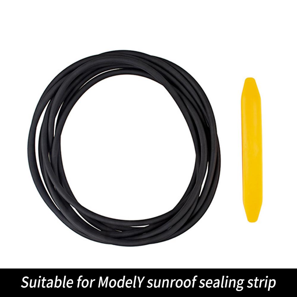 Voor Tesla Model 3 Voorruit Dak Wind Guard Noise Verlagen Reductie Seal Kit Dakraam Glas Afdichtstrip Auto Accessoires