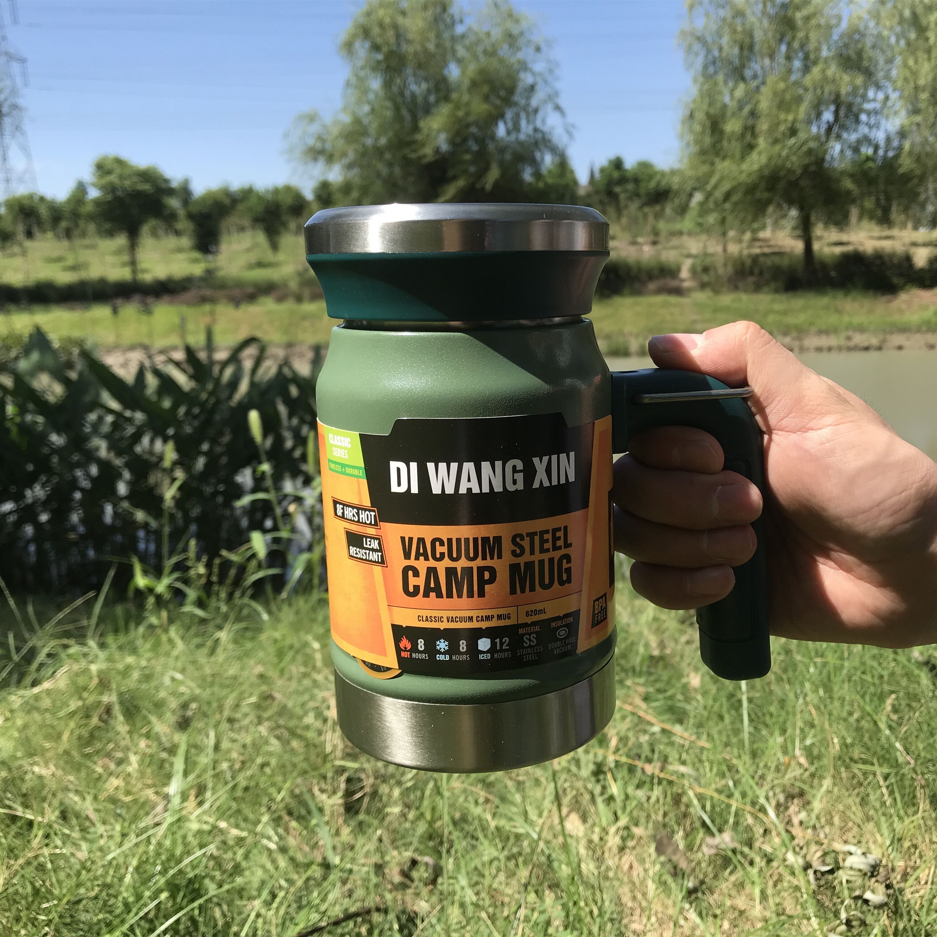 304 roestvrijstalen vacuümbekers met dubbele wand, geïsoleerde voedselflessen, thermobeker, voedselcontainer, lunchbox, voedselpot 620ml