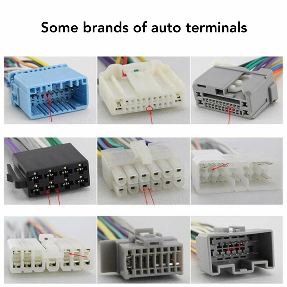 11 sztuk wtyczka samochodowa terminal narzędzie robić usuwania ściągacz sworznia dla Lexus NX200t LX570 RX500T GS250 RX350 RX270 ES350 ES300H