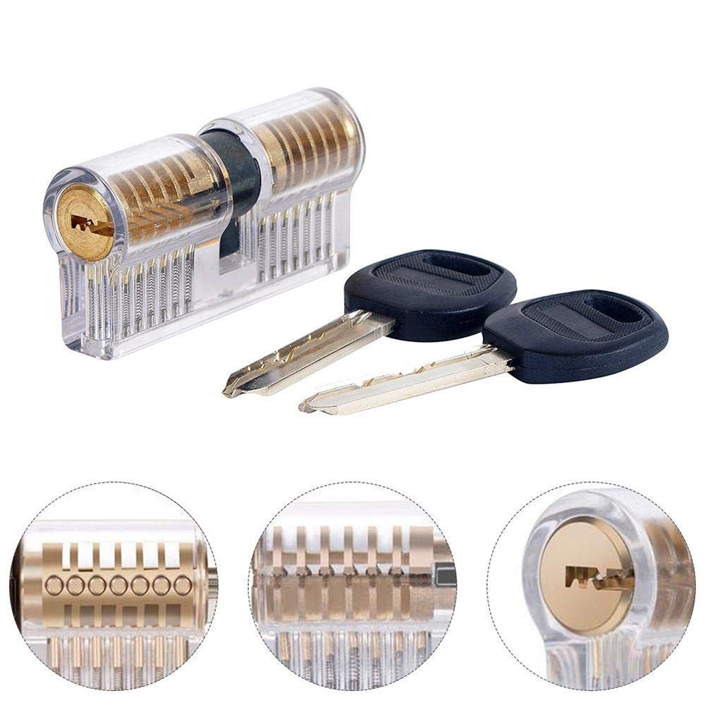 Crystal Lock Pick Training Practice Padlock for Beginners - Discover How A Lock Works