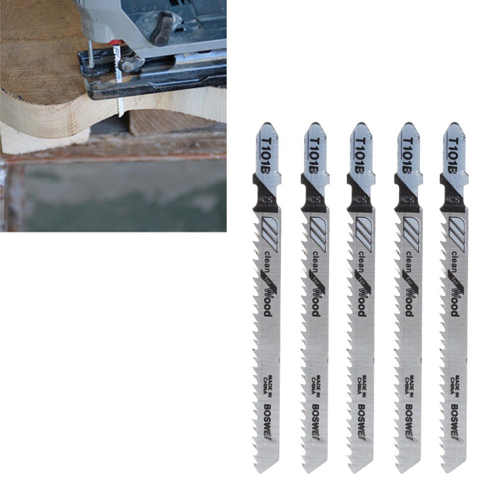 Makita T101B Jigsaw Blades – 5 Pack High Carbon Steel Blades For Cutting Wood, Compatible With Many Jigsaws - View #13