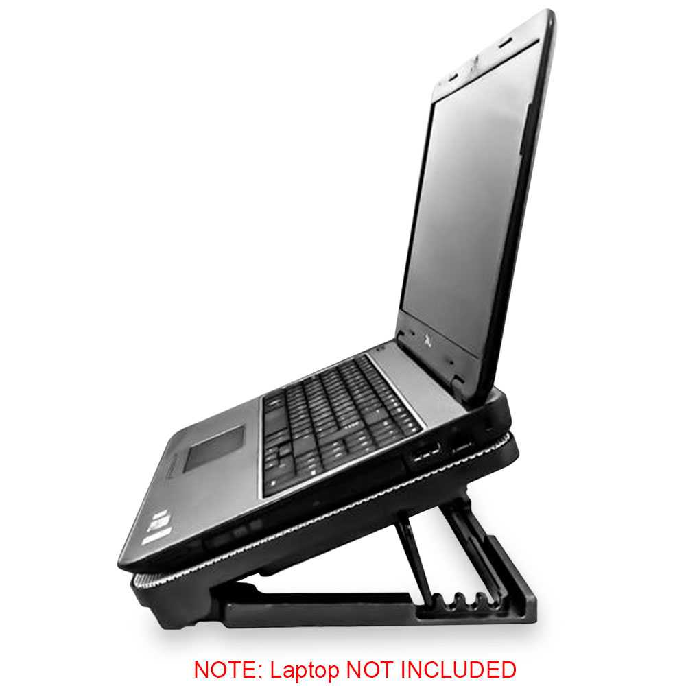 Base de Refrigeracion para portatil Laptop hasta 17&#39;&#39; USB 2 Ventiladores Luz Led