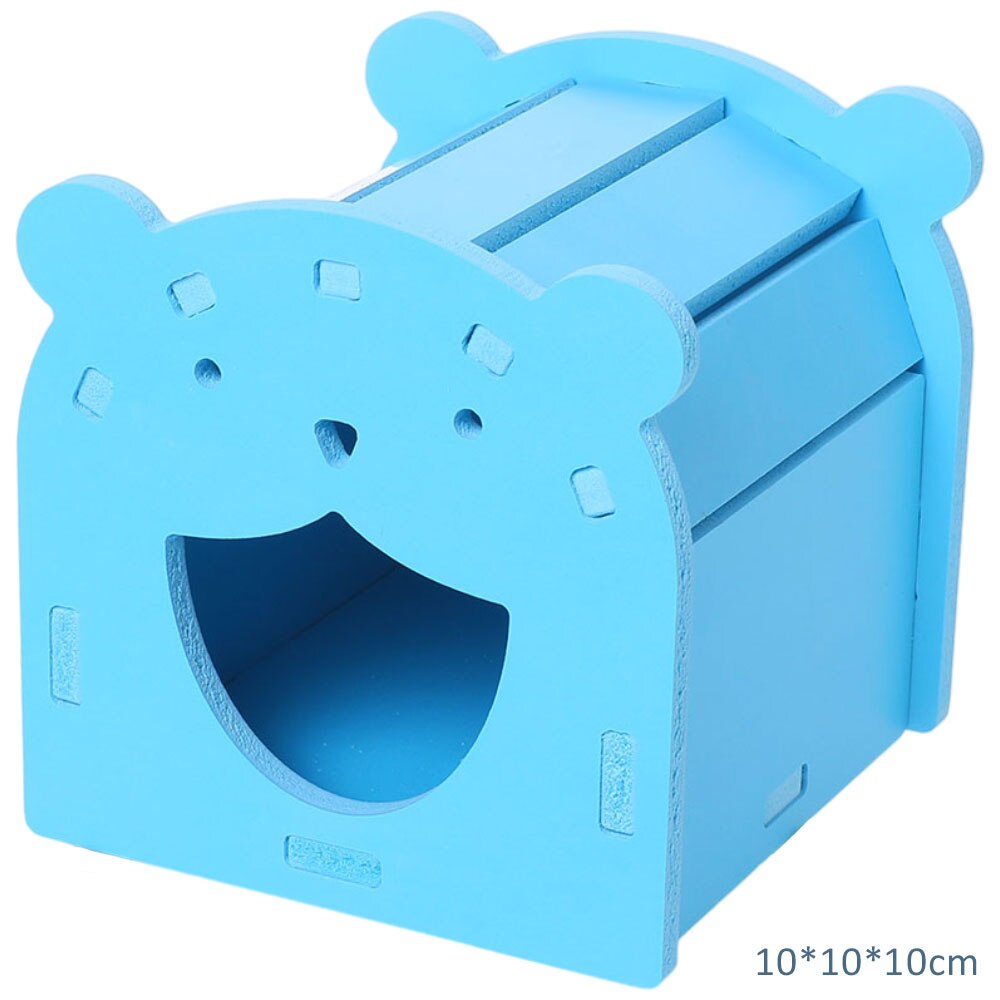 Hamster regnbuebro vippe gynge legetøj træningslegetøj chinchilla marsvin aktivitet klatre sport hamster bur klatre sportslegetøj gør det selv: D -10 x 10 x 10cm