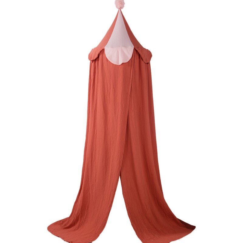 Anti mosquito algodão bebê princesa cama dossel meninas quarto decoração cama dossel gxmb: CF