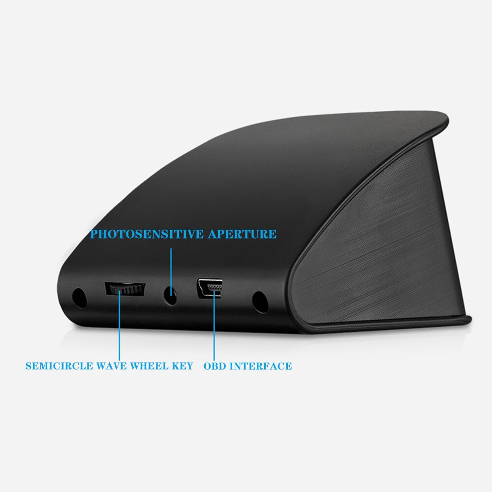 OBD2 Hud P10 Auto Head-Up Display Obd Digitale Temperatuurmeter Speed Meter Koelvloeistof Temperatuur Display Alarm