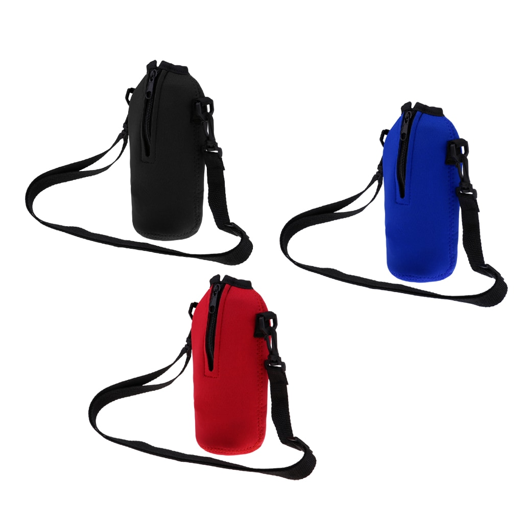 750ml sports vandflaske holder ærmetaske neopren bærepose sag til udendørs camping vandring backpacking løbecykling