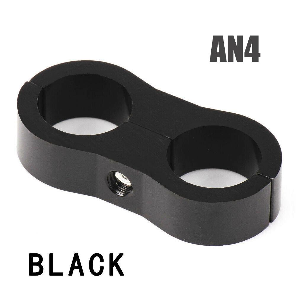 1pc an4/an6/an8/an10 slange separator klemmefitting gas/olie/brændstofledning slange endefitting;: An4 sorte