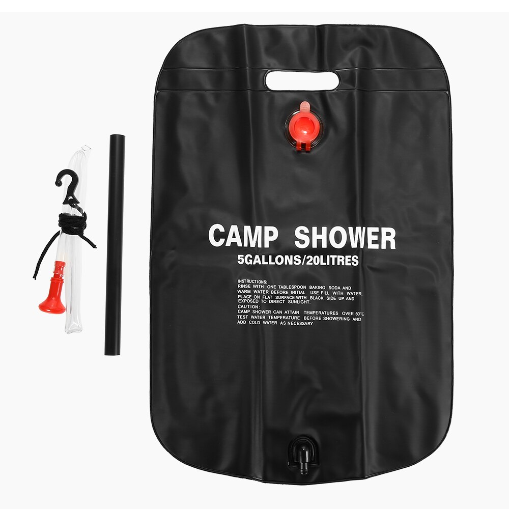 Udendørs bruser campingudstyr pvc trykbruser oppustelig bruser tryk bruser vandtaske camping bade multiværktøj