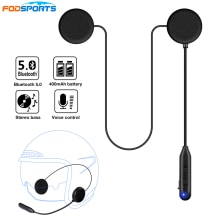 Fodsports HM-1 Motorcycle Helmet Bluetooth 5.0 Headset Noise Reduction HIFI Headphone Microphone Compatible M1s Pro Intercom
