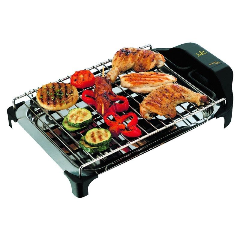 Jata Barbacoa Eléctrica BQ101 - 2400W - Parrilla Dos Alturas
