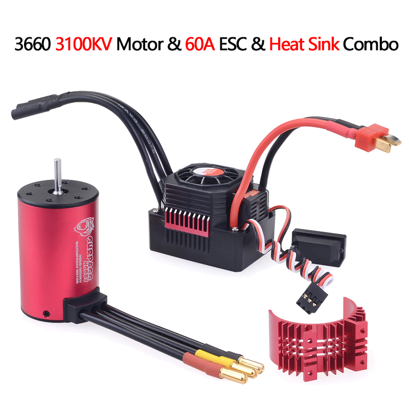 ÜBERTREFFEN HOBBY Wltoys 144001 124019 104001 RC Auto 3650 3660 F540 3600KV 5200KV 3930KV 4370KV Bürstenloser Motor 45A 60A Regler