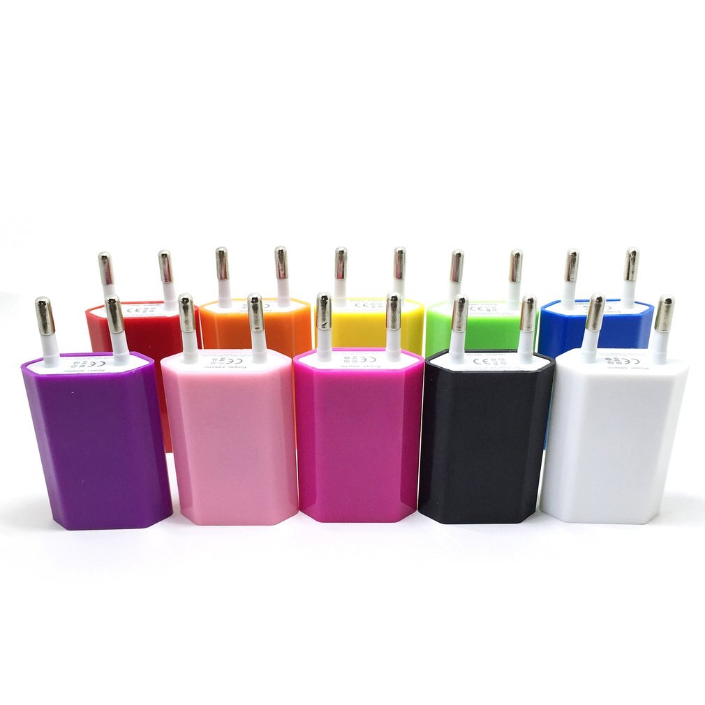 Eu/Us Plug Usb Charger 5V 500Mah Ac Wall Usb Home Reizen Power Adapter Voor Apple Voor iphone Voor Android Telefoon Oplader