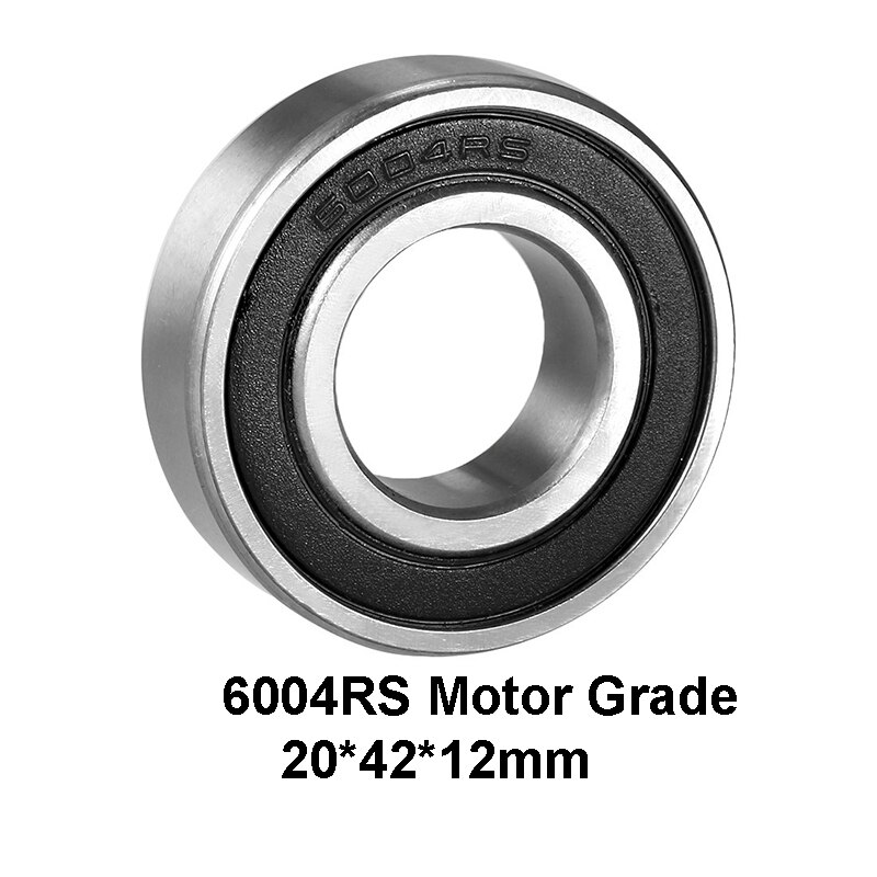 1pcs/lot 6004RS Motor Grade Deep Groove Ball Rolling Bearings 6004-RS 6004RS 20*42*12mm 20*42*12 Bearing Steel