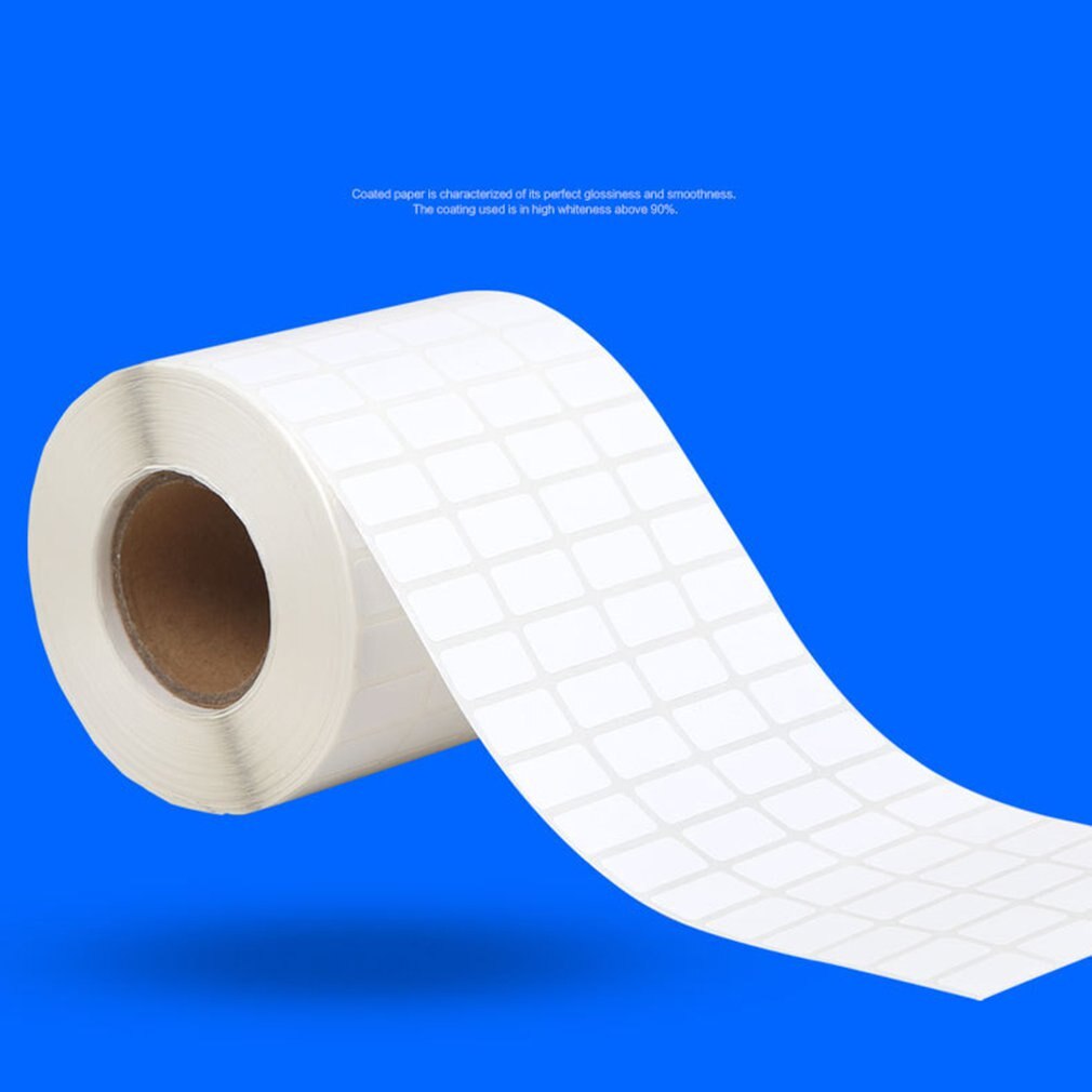Papel de etiqueta térmica papel para código de barras 20x10cm etiqueta térmica Etiqueta de papel recubierto Etiqueta de papel adhesivo