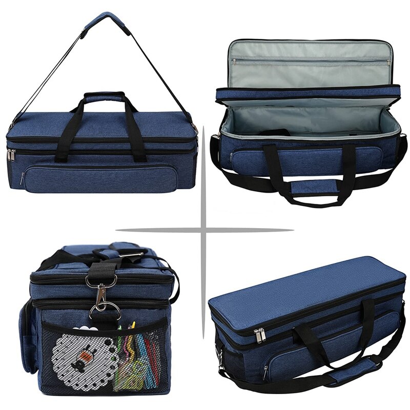 Carrying Case for Cricut,Compatible with Cricut Explore Air,Cricut Maker,with Pocket for Die-Cut Machines Accessories