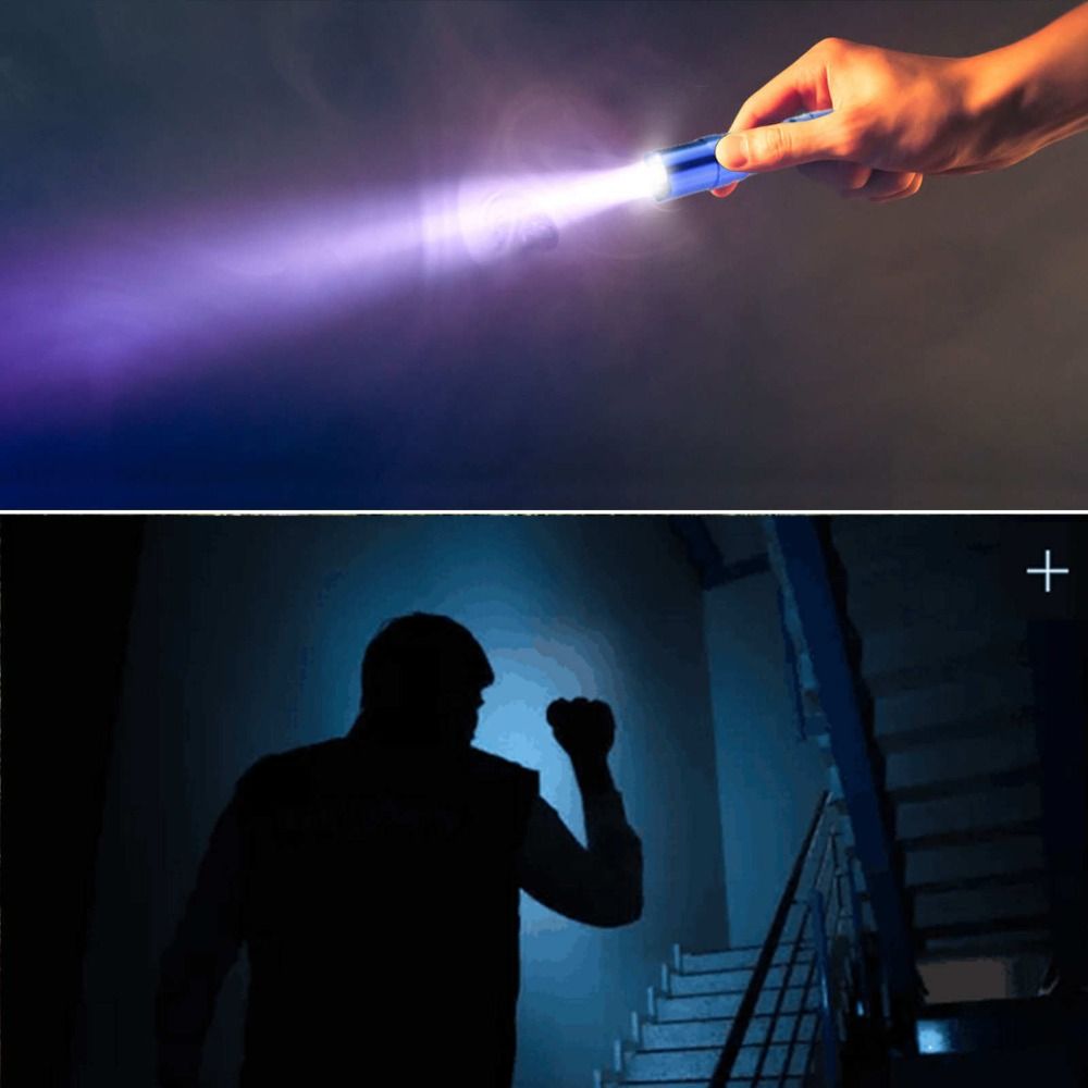Waterproof Use Battery For Camping Hiking Tools LED Mini Flashlight Touch Flash Light Outdoor Flashlight Portable Flashlight