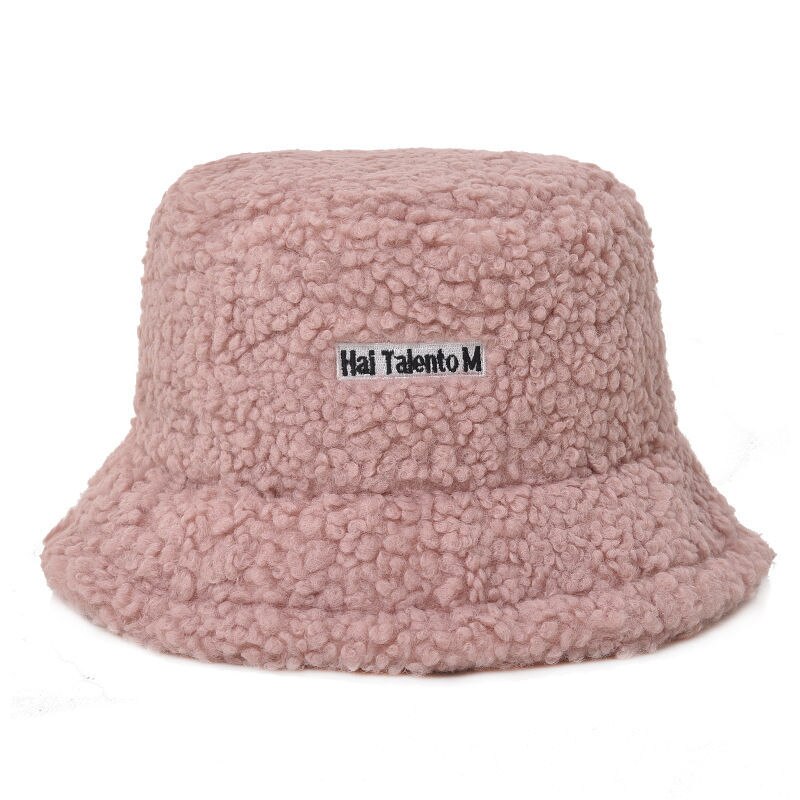 Vinter kvinder hat fiskerhue bamse fløjl varmt øre kvindelige varme tykke hatte afslappet kasket versa dejlig plys hat: 06