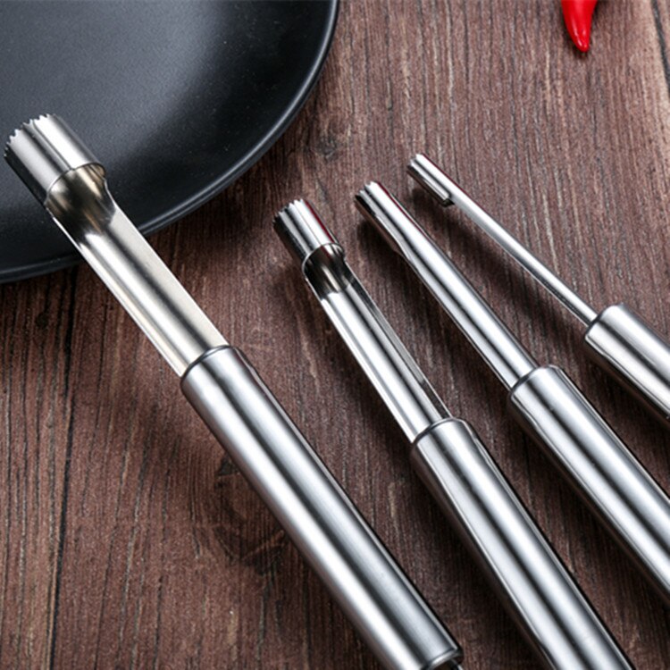 Rvs fruit corer Core remover hart artefact Apple core puller core pull keuken gadgets