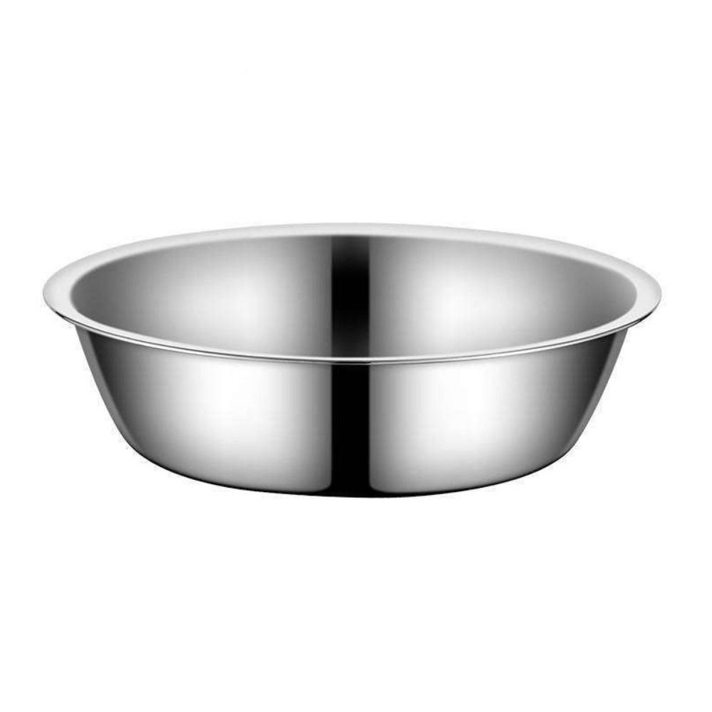 Gamelle de grande capacité en acier inoxydable antirouille pour animaux de compagnie, bols de mangeoire à eau pour chat, récipient de nourriture pour animaux de compagnie argenté, fournitures pour chaton: GRIS